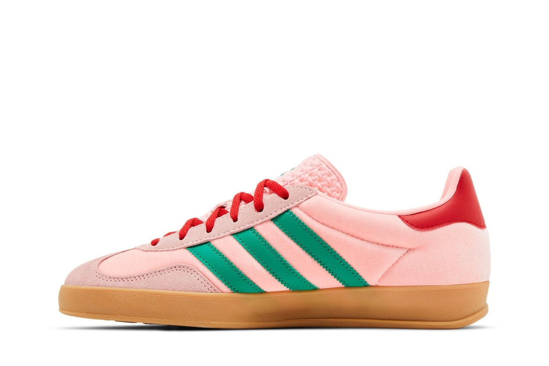 Tênis adidas Gazelle Indoor Court Green Glow Pink Gum Rosa - Adidas - JI2713