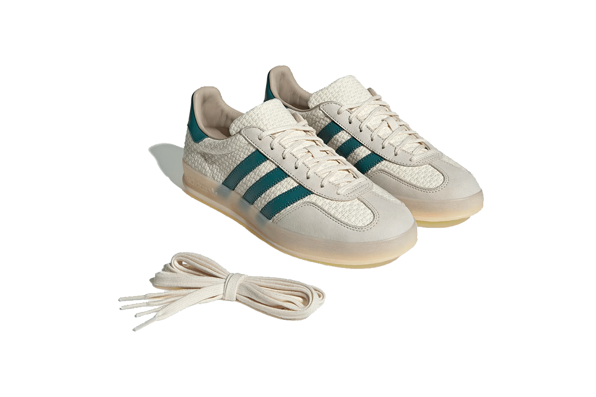 Tênis Adidas Gazelle Indoor Cream White Preloved Teal Branco - Adidas - JR3837 - 1