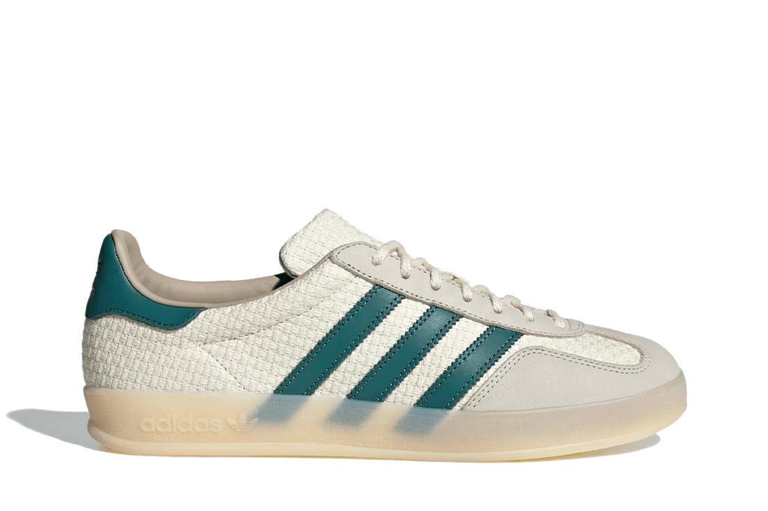 Tênis Adidas Gazelle Indoor Cream White Preloved Teal Branco - Adidas - JR3837 - 1