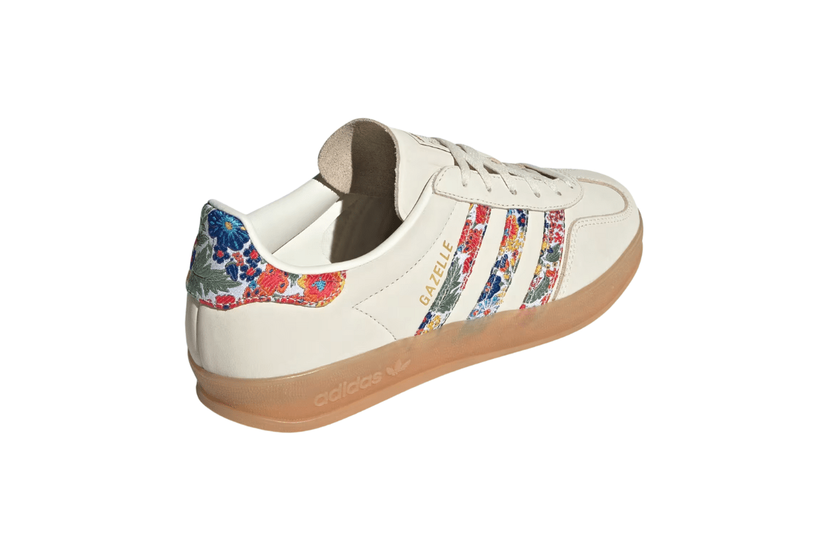 Tênis Adidas Gazelle Indoor Liberty London Floral Embroidery Stripes Multi - Color - Adidas - JH7370 - 1