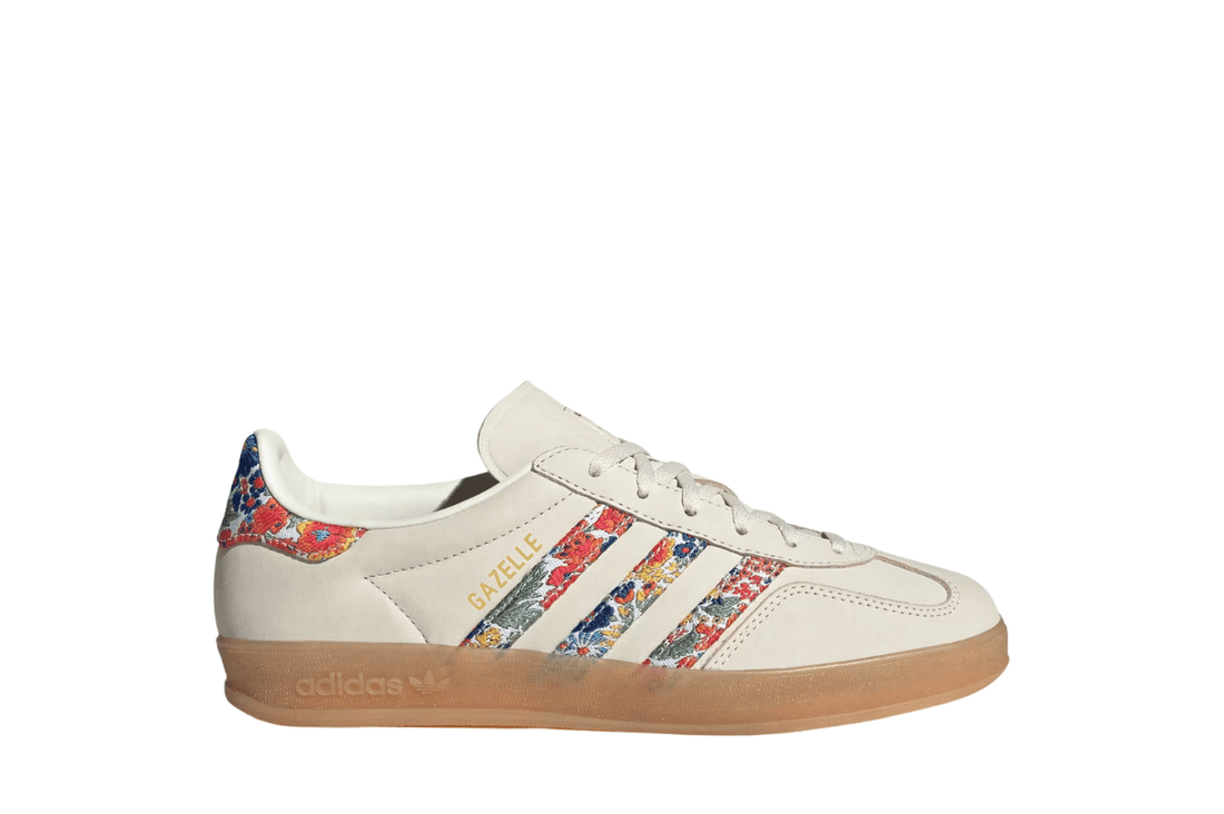 Tênis Adidas Gazelle Indoor Liberty London Floral Embroidery Stripes Multi - Color - Adidas - JH7370 - 1