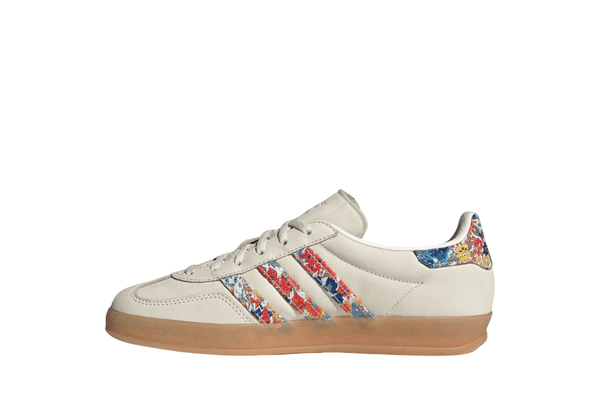 Tênis Adidas Gazelle Indoor Liberty London Floral Embroidery Stripes Multi-Color