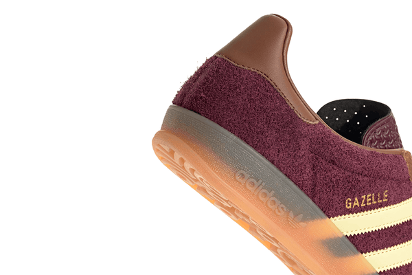 Tênis Adidas Gazelle Indoor Maroon Almost Yellow Marrom por R$ 1.999,99 em  até 10x