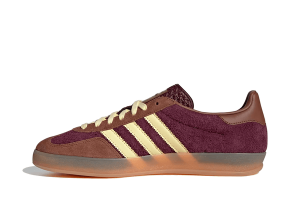 Tênis Adidas Gazelle Indoor Maroon Almost Yellow Marrom
