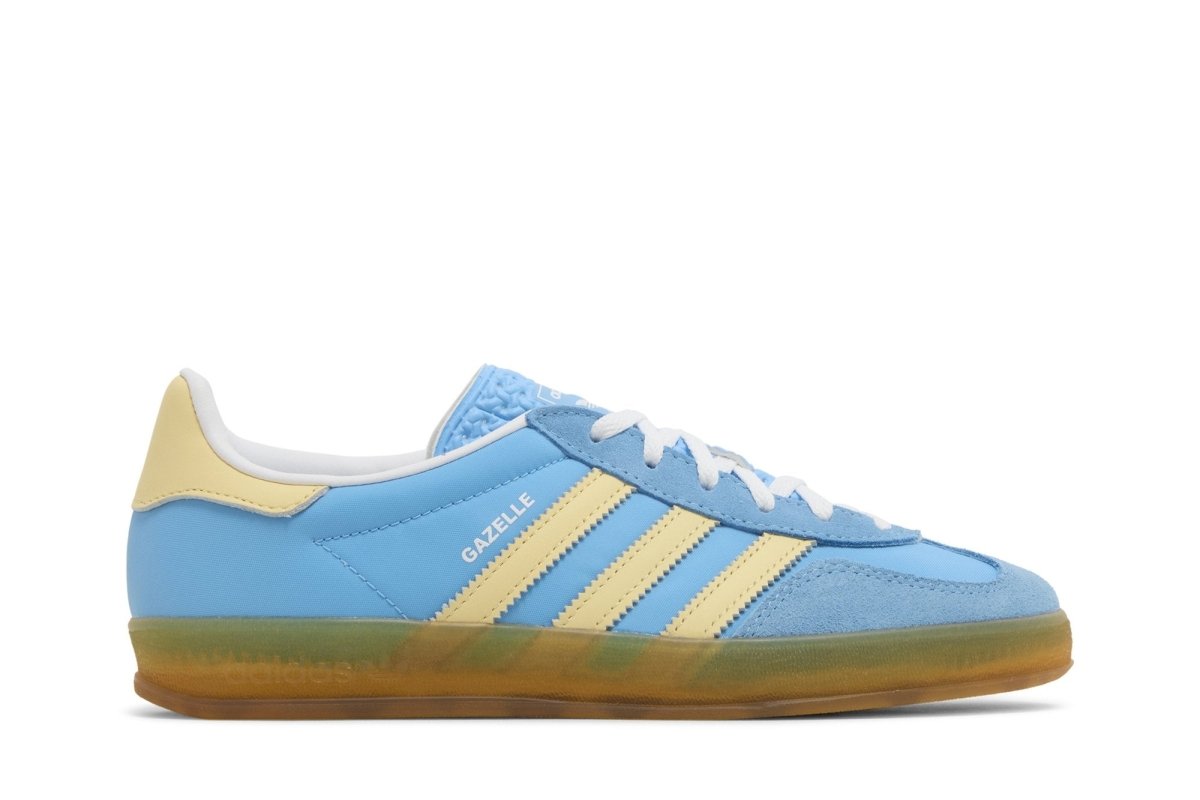 Tênis adidas Gazelle Indoor Semi Blue Burst Almost Yellow Azul