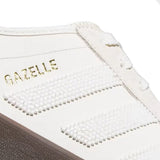 Vista traseira do Adidas adidas Gazelle Indoor x Clot by Edison Chen Off White mostrando calcanheira e detalhes do solado