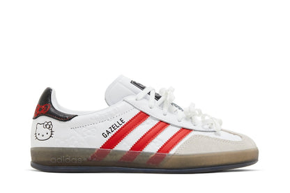 Tênis adidas Gazelle Indoor x Hello Kity Anniversary Cloud White Red Branco - Adidas - II0013