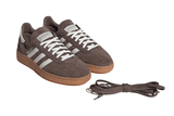 Vista superior do Adidas Adidas Handball Spezial Earth Strata Gum mostrando abertura, lingueta e cadarços