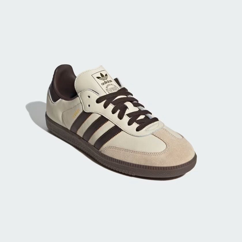 Tênis adidas Samba Cream White Dark Brown Bege - Adidas - JR2660