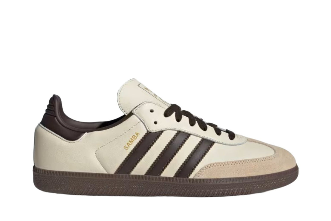 Tênis adidas Samba Cream White Dark Brown Bege - Adidas - JR2660