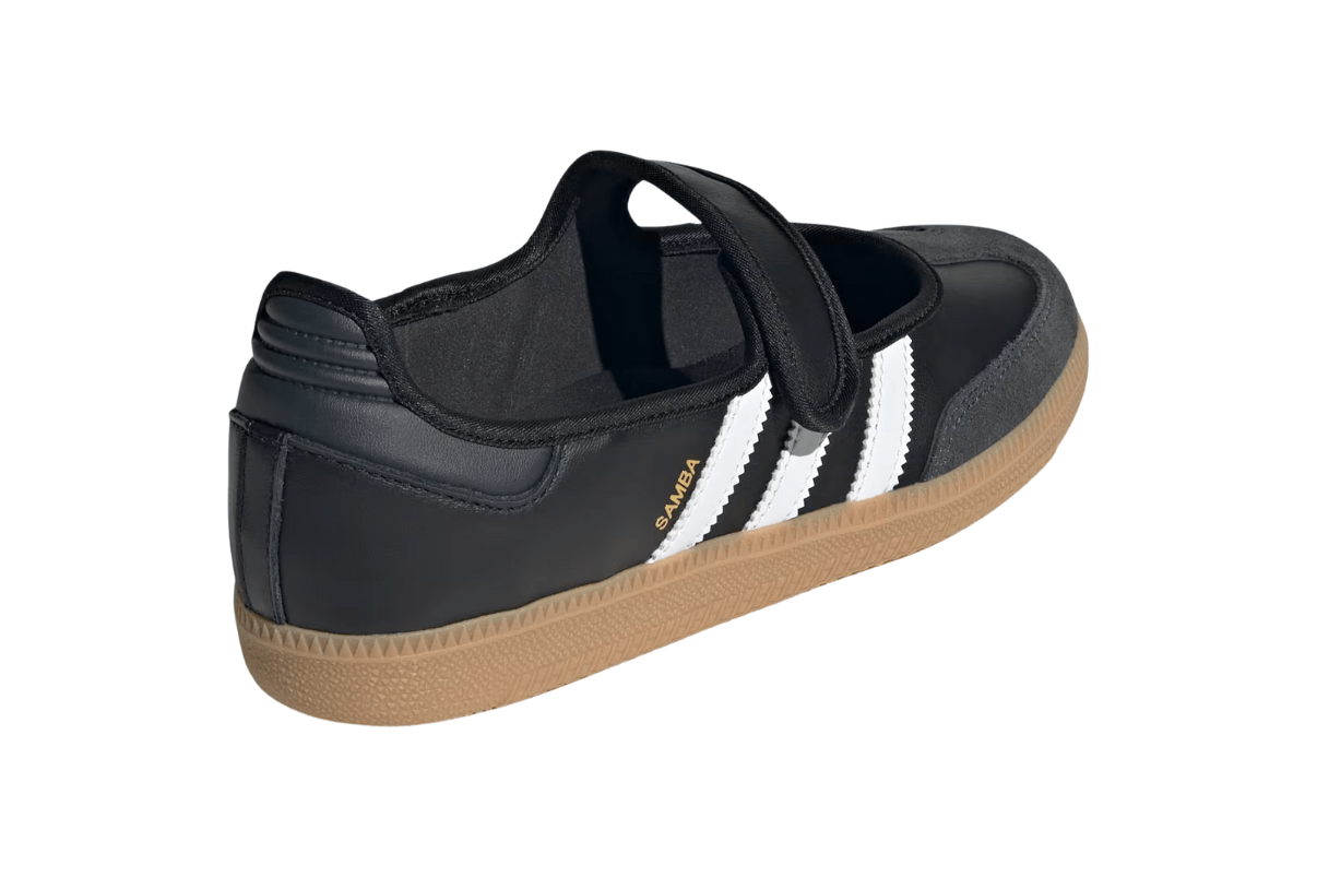 Tênis Adidas Samba Jane 'Black White Gum' Preto - Adidas - JQ6445 - 1