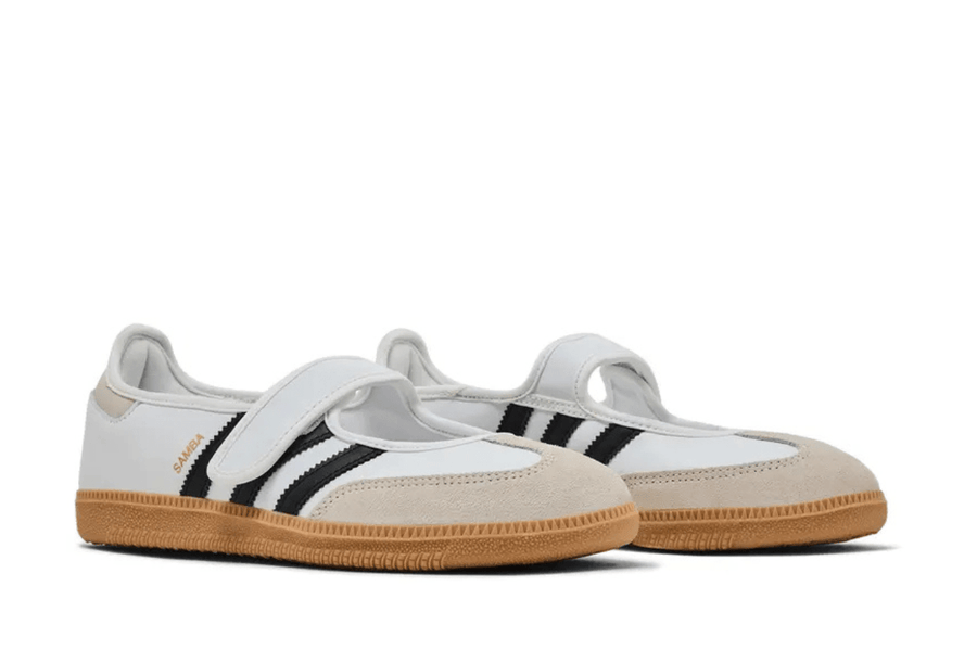 Tênis Adidas Samba Jane 'White Black' Branco - Adidas - JR1402 - 1