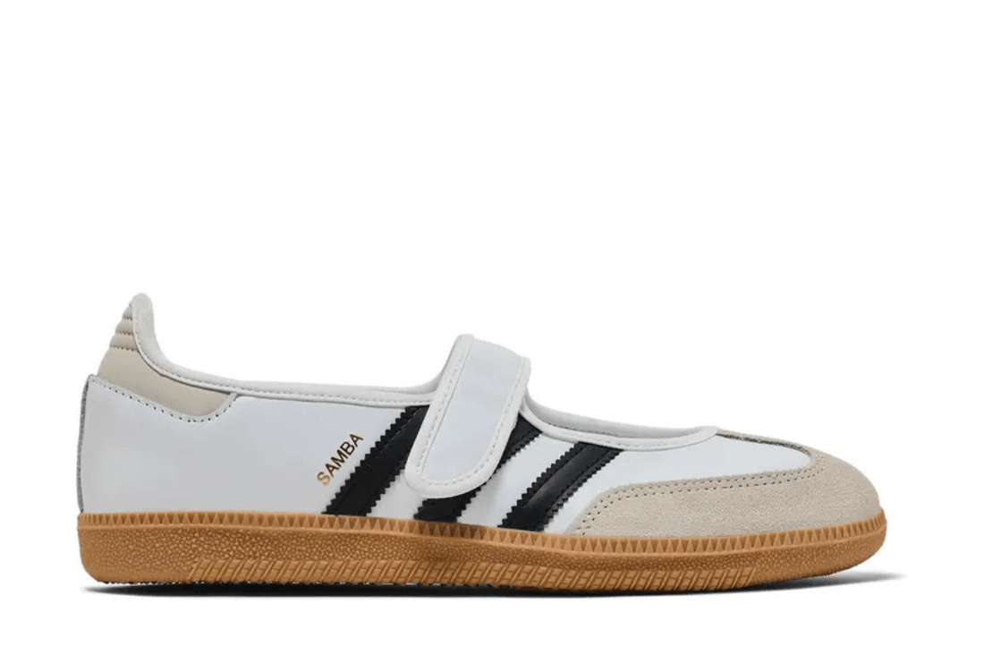 Tênis Adidas Samba Jane 'White Black' Branco - Adidas - JR1402 - 1