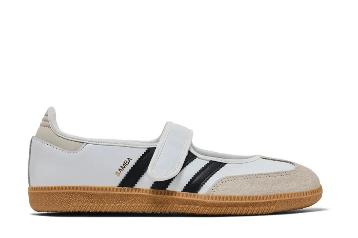 Tênis Adidas Samba Jane 'White Black' Branco - Adidas - JR1402 - 1