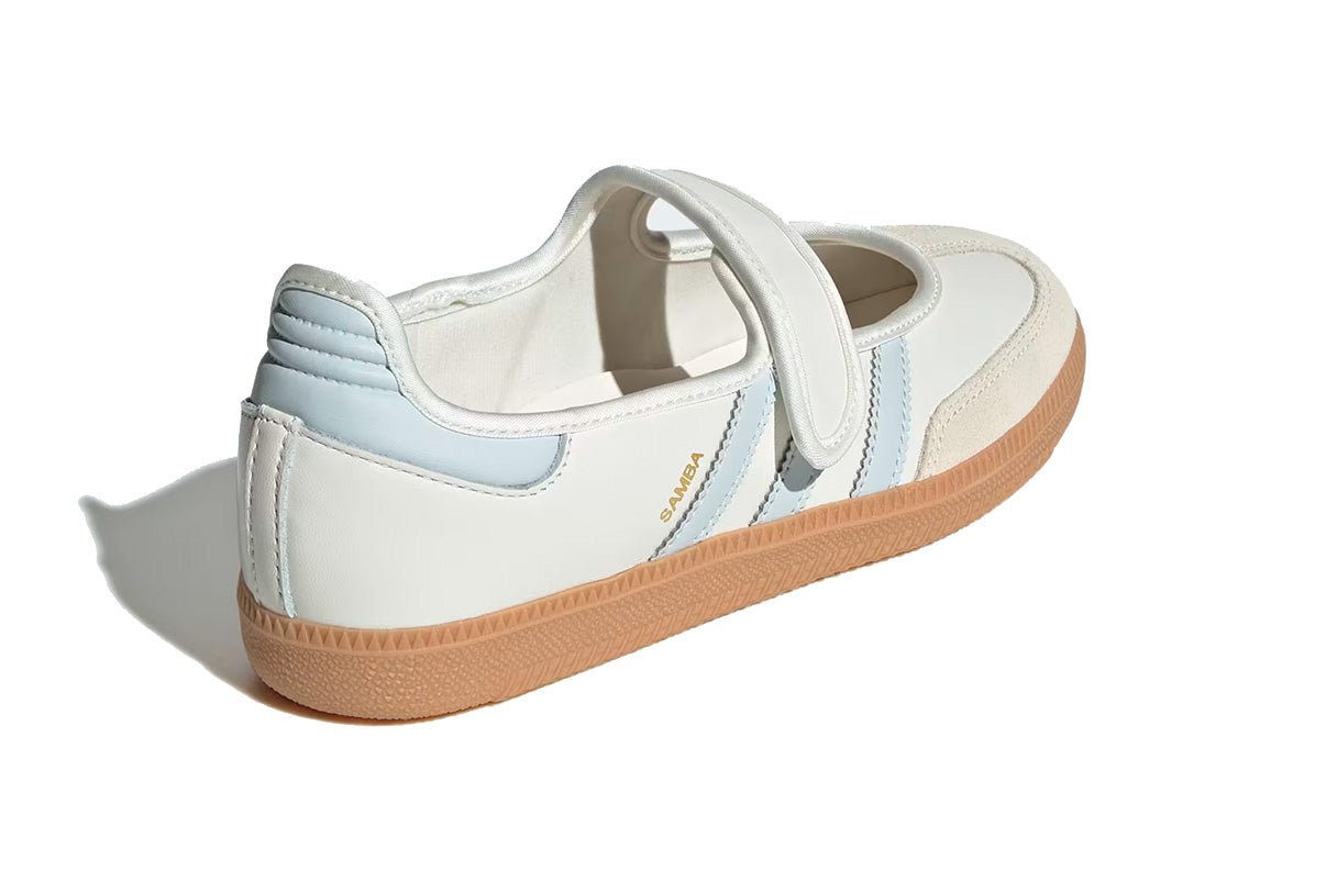 Tênis Adidas Samba Jane White Blue Gum Branco - Adidas - 43774078387680