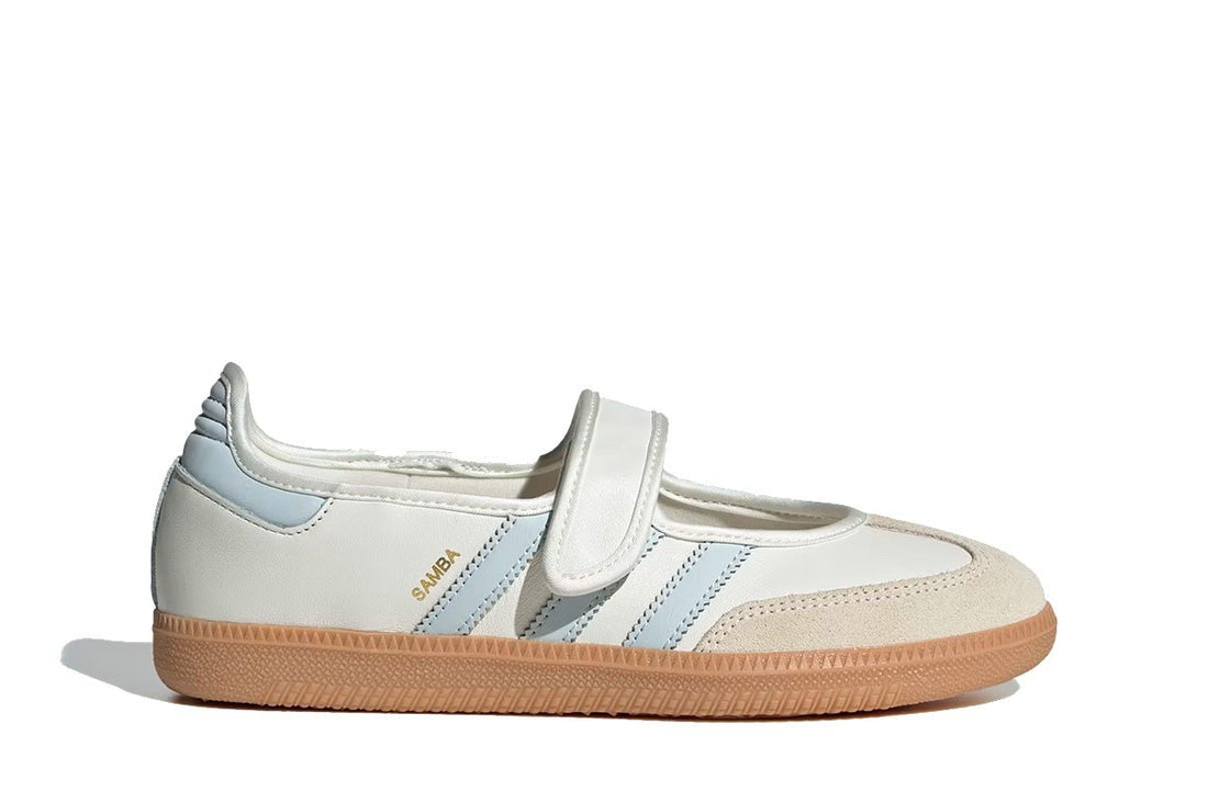 Tênis Adidas Samba Jane White Blue Gum Branco - Adidas - 43774078387680