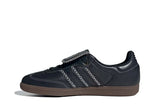 Vista do solado do Adidas Adidas Samba LT Core Black / Off White / Gum mostrando padrão de tração e tecnologia de amortecimento