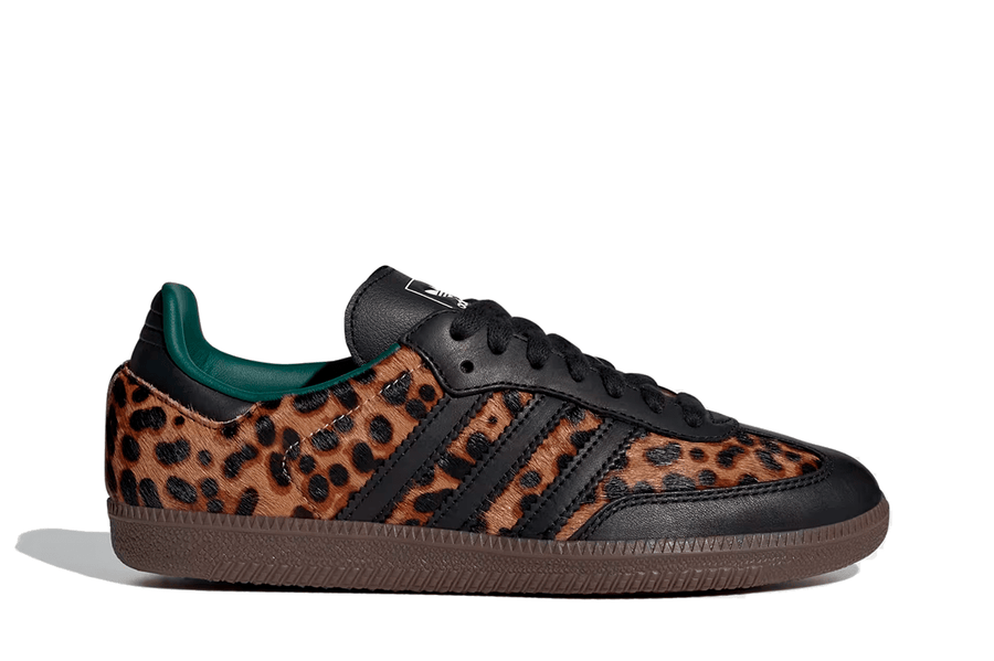 Adidas adidas Samba Og Collegiate Green Leopard tênis em marrom original na LK Sneakers