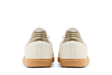 Vista superior do Adidas adidas Samba Og Off White Cyber Metallic mostrando abertura, lingueta e cadarços