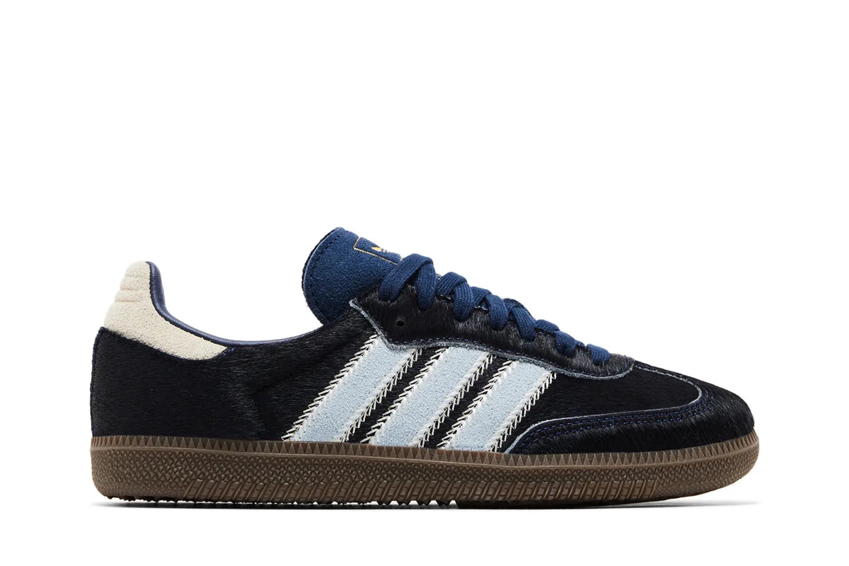 Tênis Adidas Samba OG 'Pony Hair Pack - Night Indigo Clear Sky' Azul Marinho