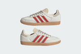 Tênis Adidas Samba OG Pony Hair Wonder Beige Better Scarlet Branco - Adidas - JS3935 - 1