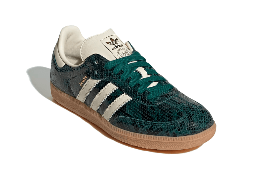 ⭐︎green label relaxing adidasサンバOG 23.5⭐︎ Tênis Adidas Samba OG Snakeskin Collegiate Green Verde por R