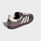 Vista superior do Adidas adidas Samba Og Supplier Colour Off White Gum mostrando abertura, lingueta e cadarços