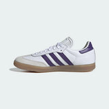 Vista traseira do Adidas adidas Samba Og x Lionel Messi Triunfo Estelar Pack mostrando calcanheira e detalhes do solado