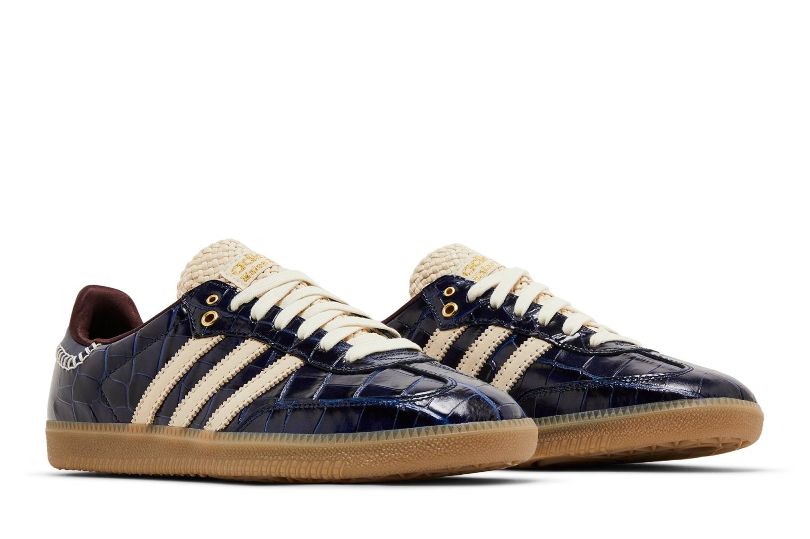 Tênis Adidas Samba x Wales Bonner Collegiate Navy Wonder White Azul Marinho - Adidas - JH9825