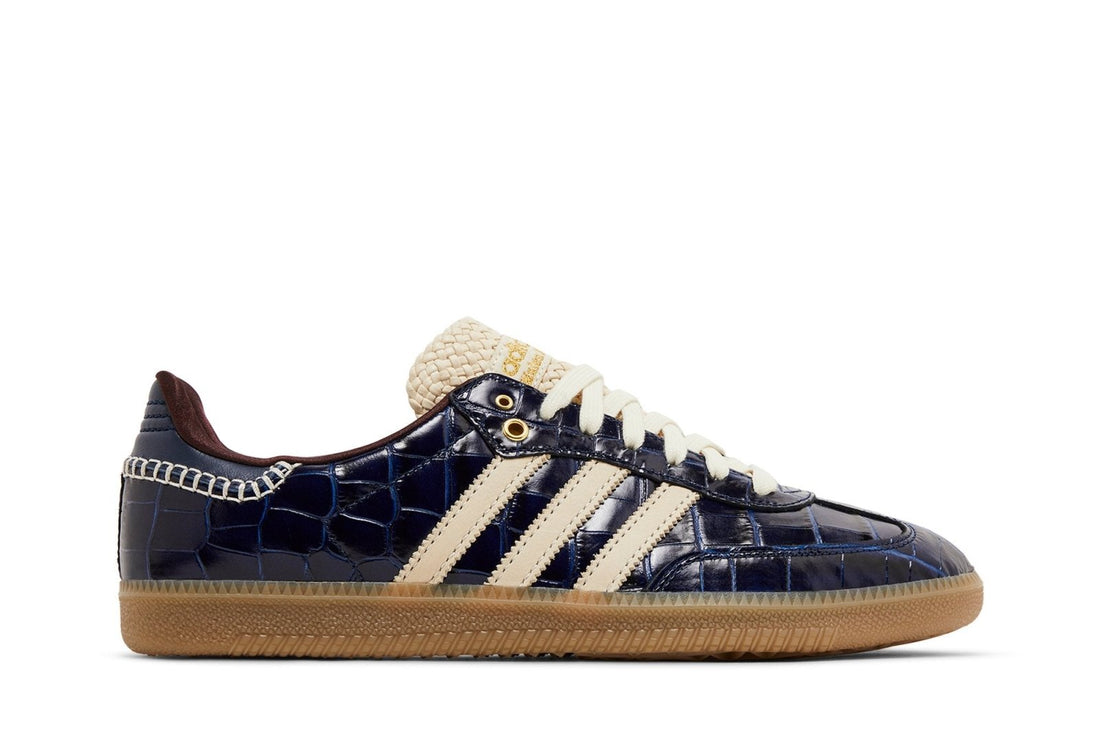 Tênis Adidas Samba x Wales Bonner Collegiate Navy Wonder White Azul Marinho - Adidas - JH9825