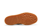 Vista traseira do Adidas adidas Sambae Denim mostrando calcanheira e detalhes do solado