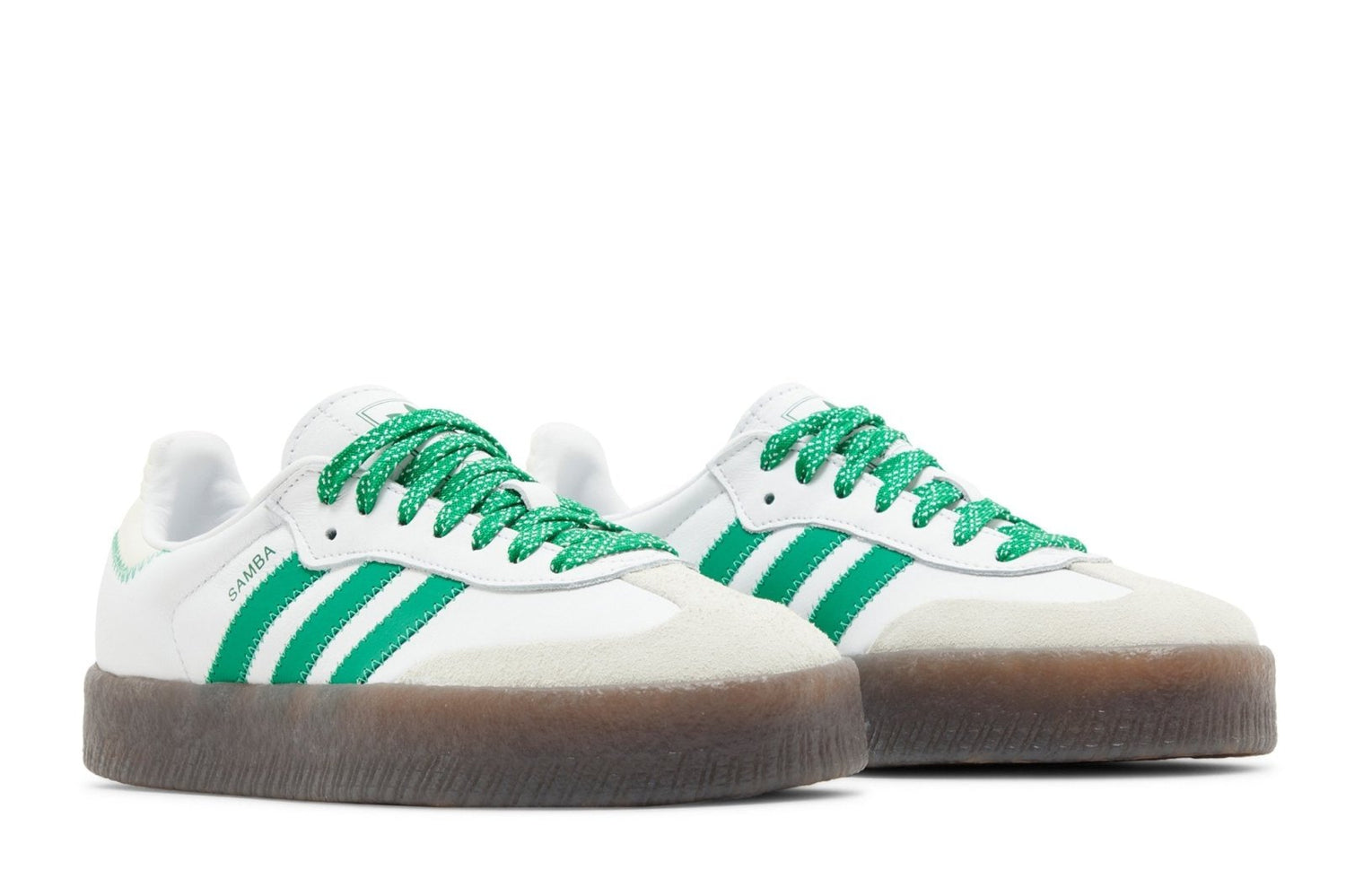 Tênis adidas Sambae White Green Gum Branco - Jordan - IE9105