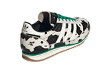 Vista superior do Adidas Adidas SL 72 Og Court Green Cow Print mostrando abertura, lingueta e cadarços