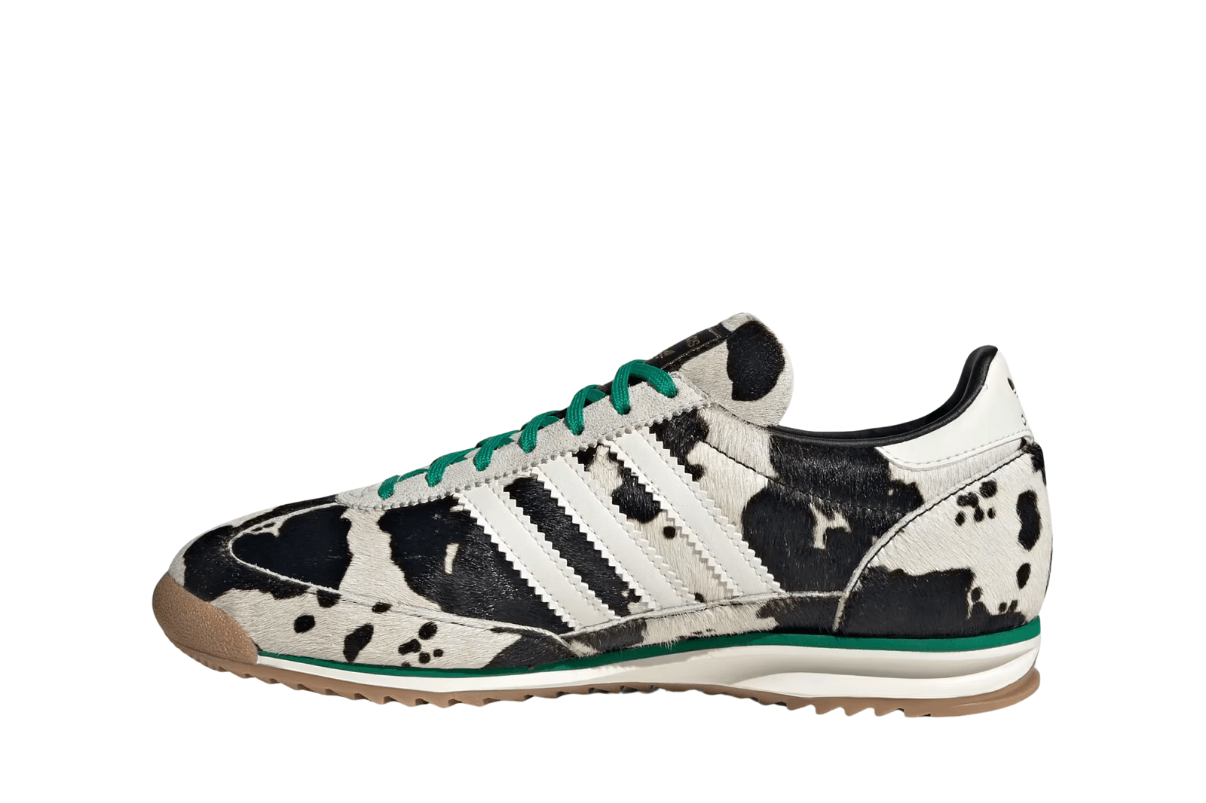 Tênis Adidas SL 72 Og Court Green Cow Print Bege - Adidas - JR1639 - 1
