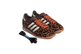 Vista frontal do Adidas Adidas SL 72 OG Leopard Print mostrando biqueira e costuras