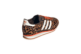 Vista superior do Adidas Adidas SL 72 OG Leopard Print mostrando abertura, lingueta e cadarços