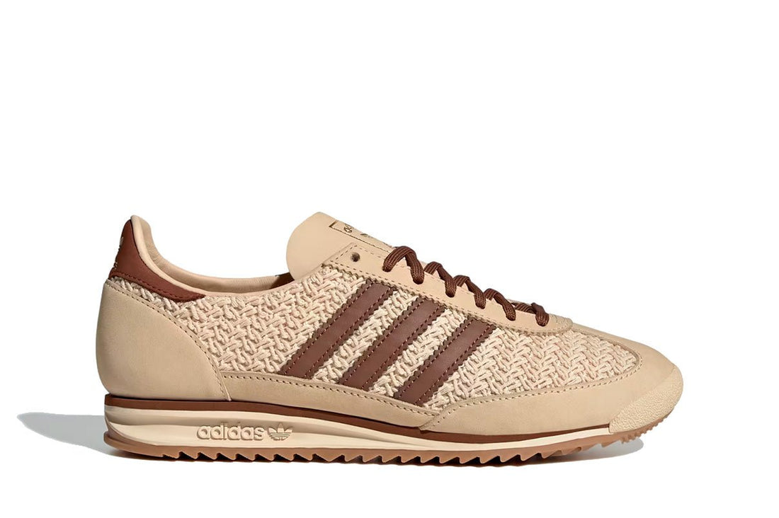 Tênis Adidas SL 72 OG Sand Strata Preloved Brown Cream White Bege - Adidas - 43774078386870