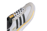 Vista superior do Adidas adidas SL 72 RS Cloud White Core Black Spark mostrando abertura, lingueta e cadarços