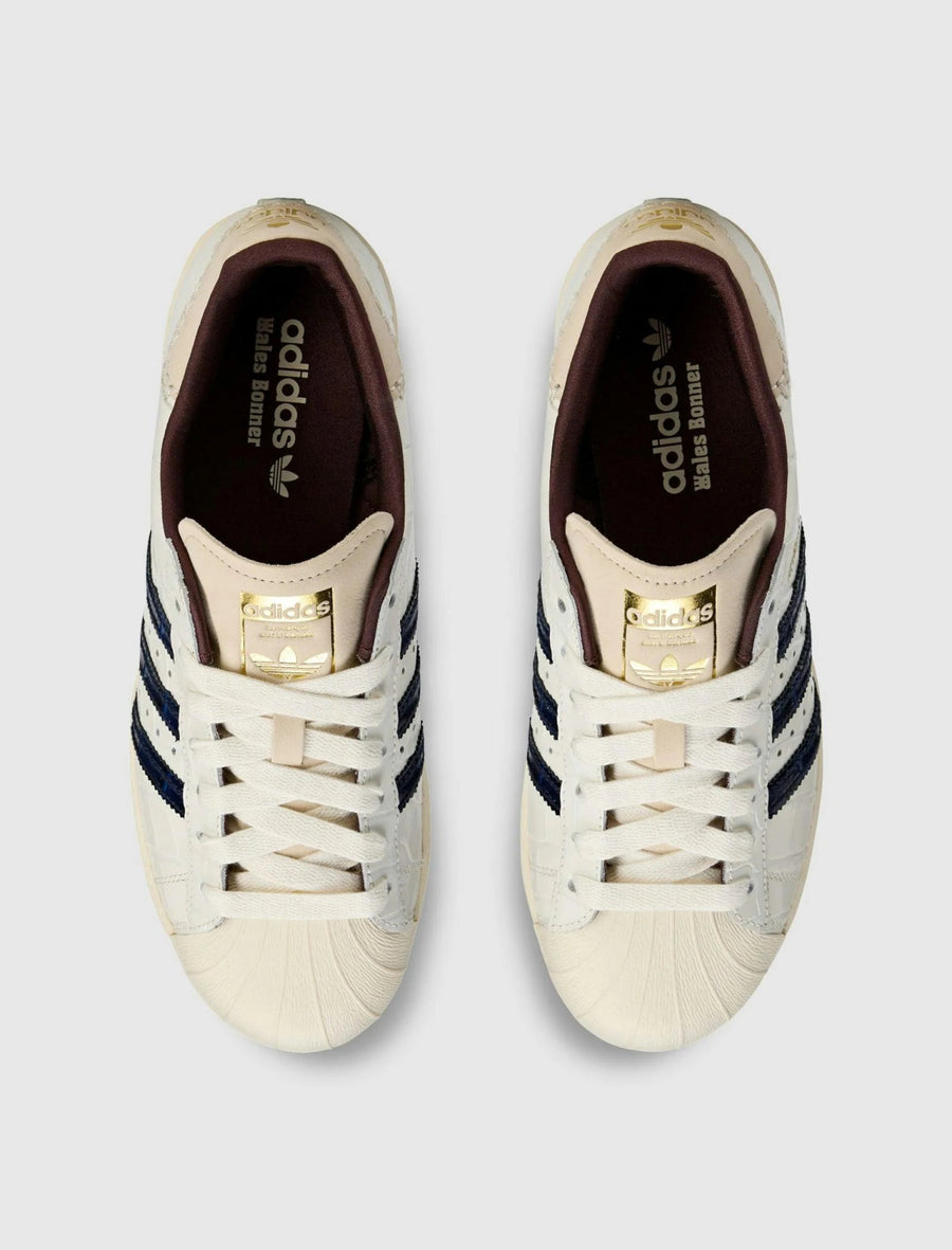 Tênis Adidas Superstar x Wales Bonner Croc Wonder White Branco por Tênis Adidas Superstar x Wales Bonner Croc Wonder White Branco por