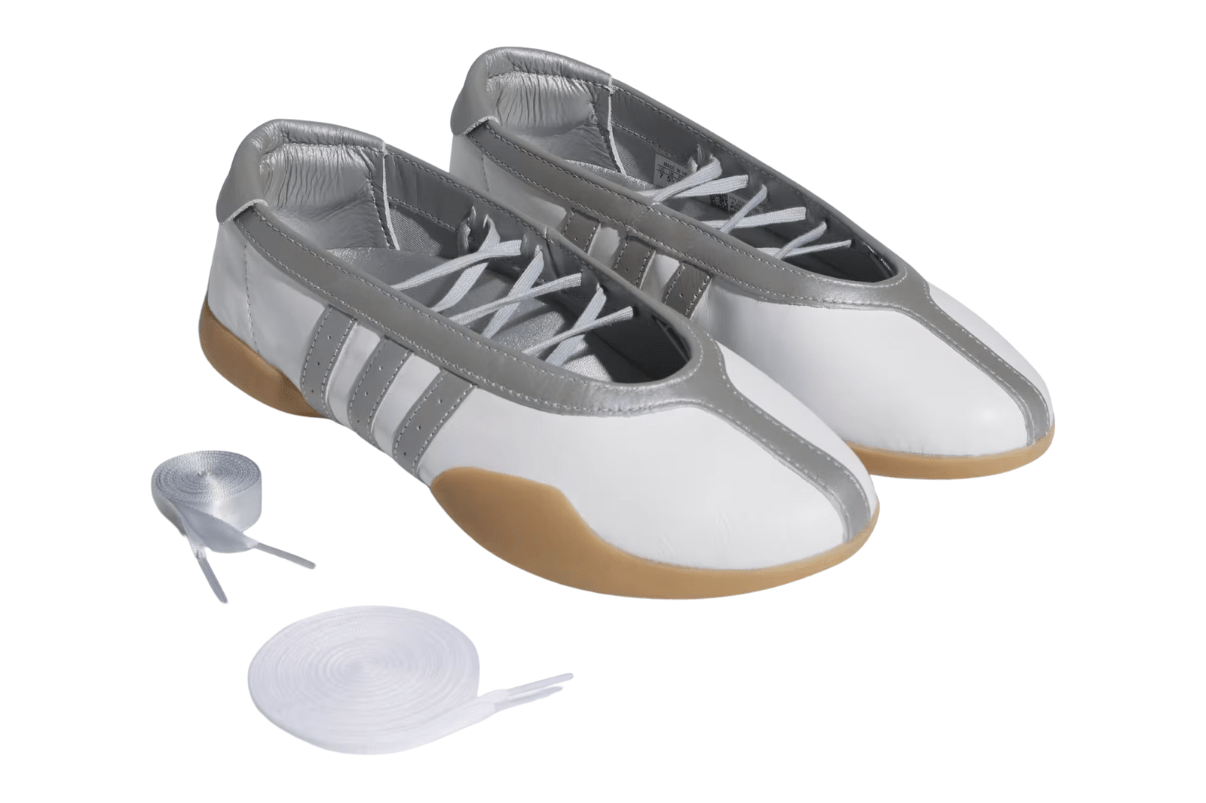Tênis Adidas Taekwondo Mei Ballet Branco e Prata - Adidas - JQ6438 - 1