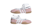 Vista na caixa do Adidas Adidas Taekwondo Mei Ballet Clear Pink Gum mostrando embalagem original da marca