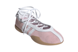Vista superior do Adidas Adidas Taekwondo Mei Ballet Clear Pink Gum mostrando abertura, lingueta e cadarços