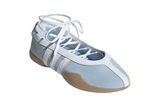 Vista traseira do Adidas Adidas Taekwondo Mei Ballet Clear Sky Gum mostrando calcanheira e detalhes do solado