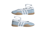 Vista na caixa do Adidas Adidas Taekwondo Mei Ballet Clear Sky Gum mostrando embalagem original da marca