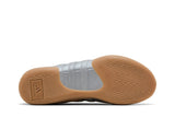 Vista traseira do Adidas Adidas Taekwondo Mei Ballet Silver Metallic Prateado mostrando calcanheira e detalhes do solado
