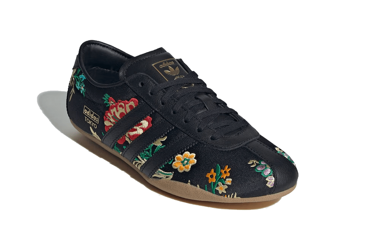 Tênis Adidas Tokyo Black Floral Embroidery Preto - Adidas - JR1494 - 1