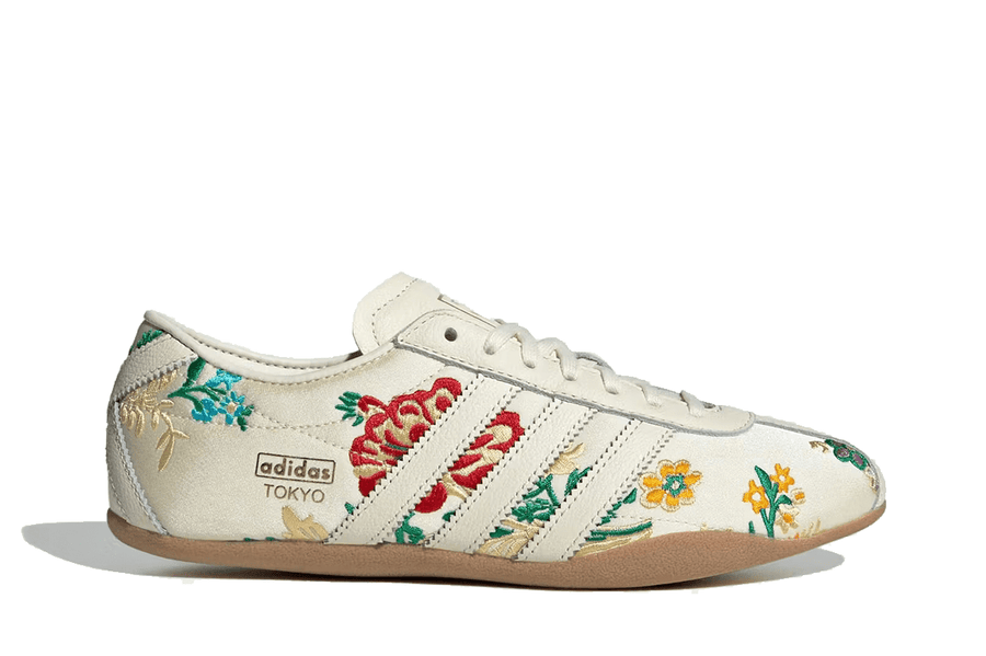 Adidas Adidas Tokyo Crew White Floral Embroidery tênis em branco original na LK Sneakers