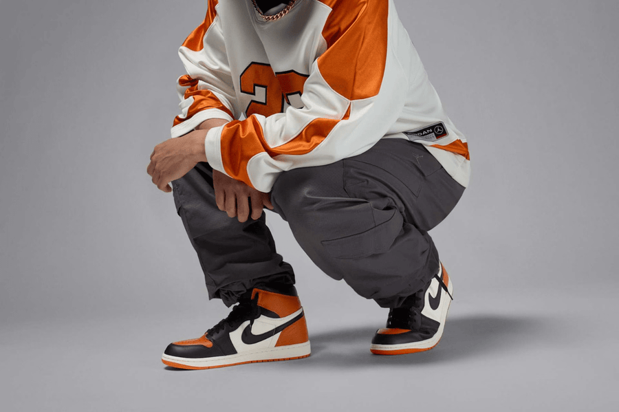 Tênis Nike Air Jordan 1 High OG Shattered Backboard Laranja por R