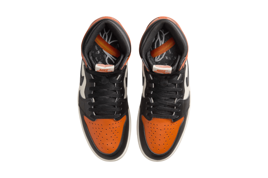 Tênis Nike Air Jordan 1 High OG Shattered Backboard Laranja por R