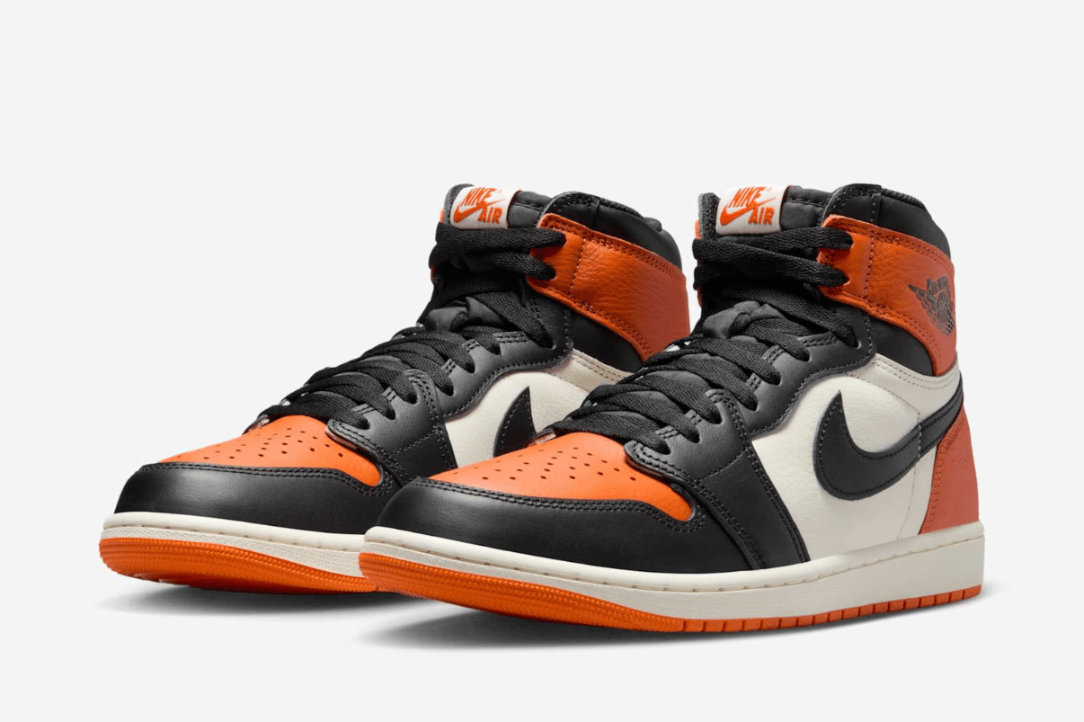 Tênis Air Jordan 1 High OG Shattered Backboard Laranja - LK